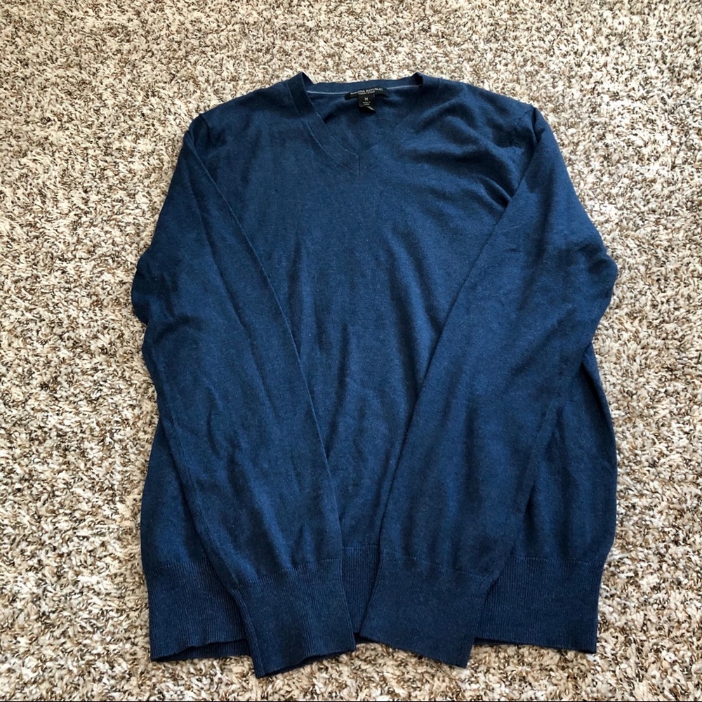 Banana Republic Silk Cotton Cashmere Vneck Sweater